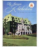 The Manoir Richelieu Booklet Murray Bay Pointe Au Pic Charlevoix Quebec ... - £66.05 GBP