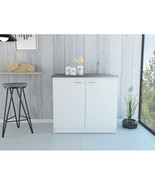 Rectangle 2-Door Utility Sink and Cabinet White - £350.97 GBP