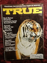 TRUE Magazine May 1971 Mokhal Tigers Reggie Jackson Lloyd Ruby Jacques Piccard - £10.35 GBP
