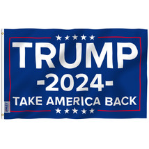 Anley 3x5 Foot Trump 2024 Take America Back Flag - Trump President Elect... - $7.87