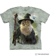 CatDalf Cat Gandalf Wizard Unisex Adult T-Shirt The Mountain 100% Cotton... - £21.36 GBP+