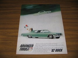 1961 Print Ad The 1962 Buick 2-Door Advanced Thrust - £8.98 GBP