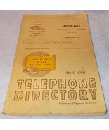 Vintage Telephone Directory Juneau Beaver Dam Wisconsin April 1961 Yello... - $29.95