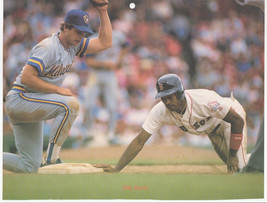 Boston Red Sox Ellis Burks 1988 Pinup Photo 8x10 - $1.99