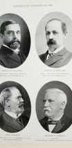 Notable St. Louis Men of 1900 Photos NEWSPAPER MEN Druhe Kerens Shives  B9 - £8.81 GBP