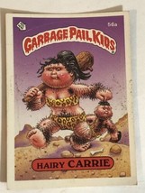 Garbage Pail Kids 1985 trading card Hairy Carrie - £3.88 GBP