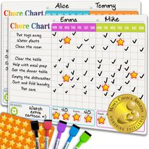 QUOKKA Magnetic Behavior Chore Chart for Kids at Home - Gift Reward Visu... - £15.95 GBP+