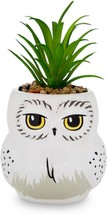 Harry Potter Hedwig 3-Inch Ceramic Mini Planter With Artificial Succulent | - $36.99