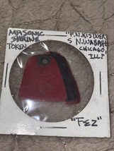 Masonic  Shrine Plastic Keychain see pictures - $1.97