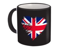 British Heart : Gift Mug United Kingdom Country Expat Flag - £12.74 GBP
