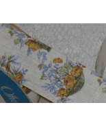 Offray Ribbon Yellow &amp; Blue Flowers 19 yards Vintage - £9.35 GBP