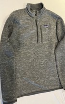 Patagonia Better Sweater Sz XL 1/4 Quarter Zip Pullover Stonewash Gray Men&#39;s - £48.78 GBP