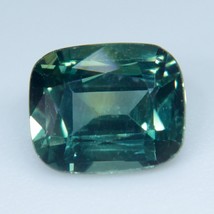 Natural Green Sapphire | Cushion Cut | 6.02x5.03 mm | 1.04 Carat | Eye Clean | U - £494.92 GBP