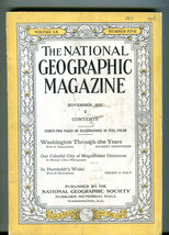 National Geographic Magazine WASHINGTON THROUGH THE YEARS November 1931 - $8.00