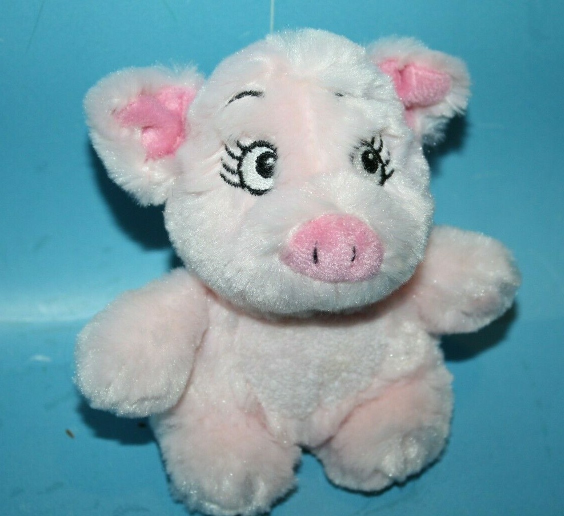GUND The Pink Pig Mini 5&quot; Bean bag Plush Stuffed Animal Sewn Eyes Small ... - $12.95