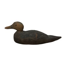 VTG Wooden Duck Decoy Rigid Movable Head Canvasback - £197.88 GBP
