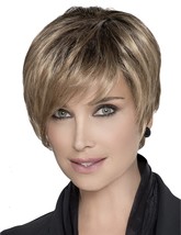 AMAZE Lace Front Mono Part Human Hair/Heat Friendly Synthetic Blend Wig by Ellen - £1,437.56 GBP