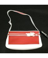 Maxx New York Small  2 Toned Purse Red White Handbag Purse Signature PVC... - £31.18 GBP