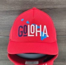 G/FORE Hat Cap Poppy Red Goloha Stretch Twill Hat Golf Preppy Hawaii Vacation! - £48.49 GBP