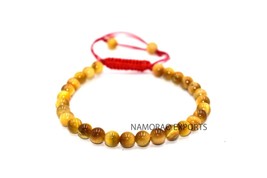 Naturel Jaune Étoile de Tigre Eye 6x6 MM Perles Fil Bracelet ATB-4 - £7.75 GBP