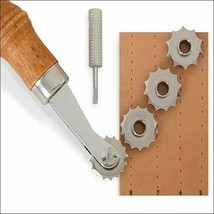 Spacing Wheel Leather Craft Stitch Tools Sewing Leathercraft Diy Perfora... - £12.04 GBP