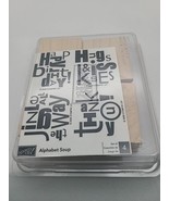 Stampin Up!~Retired~2006 Alphabet Soup~Stamp Set of 4 Unmounted Brand New  - $9.99