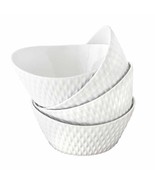 Overandback What A Dish 4-piece Serving Bowl Set Stoneware Plates Microw... - $42.07