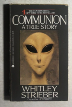 COMMUNION by Whitley Strieber  (1988) Avon extraterrestrial paperback 1st - £11.07 GBP