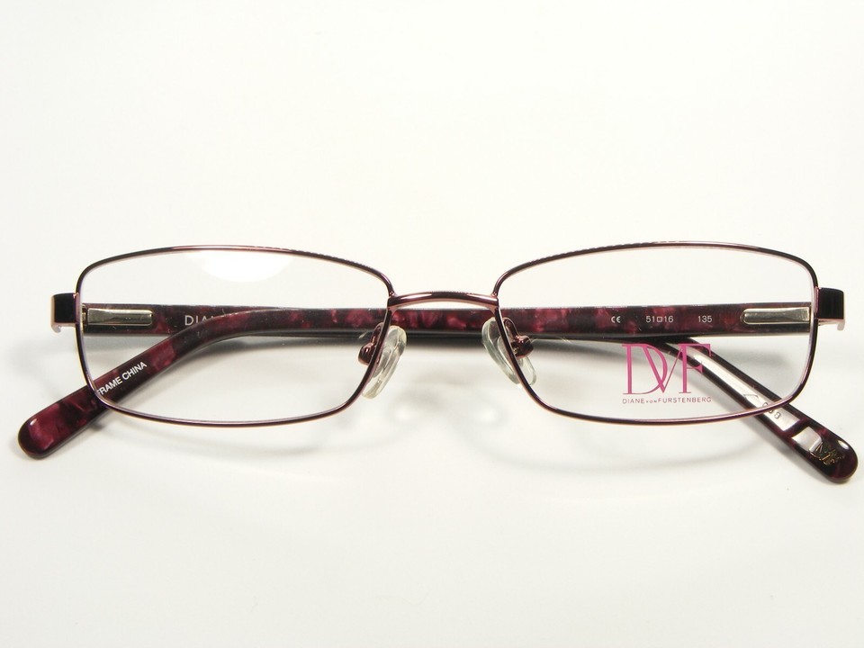 NEW Diane von Furstenberg DVF 8003 641 BURGUNDY EYEGLASSES FRAME 51-16-135mm Item image 8