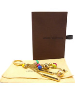 Authentic Louis Vuitton Bag Charm Key Holder Brass M62227 - £236.25 GBP