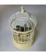 Bird Cage With Two Chirping Birds Motion Activated Requires 3 AA Batteries - $281.98 MXN