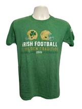 2015 University of Notre Dame Irish Football Adult Small Green TShirt - £15.72 GBP