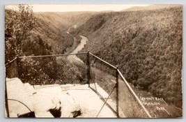 Wellsboro PA Lookout Rock Harrison Park Pine Creek Grand Canyon Postcard Q29 - £10.16 GBP