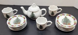 Vintage Miniature Formalities By Baum Bros Christmas Tree Tea Set - Lot ... - £18.78 GBP