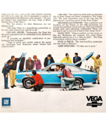 1971 Chevrolet Vega Car Advertisement Automobilia General Motors Chevy D... - $551.07 MXN