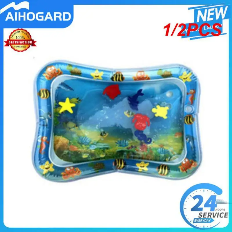 1/2PCS Baby Water Inflatable Mat PVC Cushion Infant Toddler Water Play Mat for - £11.64 GBP+