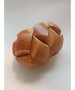 Oval IQ Test Puzzle. 3D Wooden Puzzle. - $392.73 MXN
