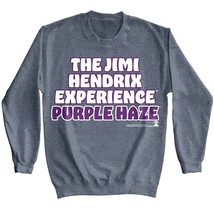Jimi Hendrix Experience Purple Haze Sweater Guitar Rock Star Iconic Conc... - $50.50+
