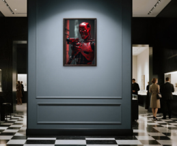 The Red Protocol: Unit AW-09 Robot Poster - €4,27 EUR