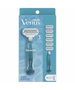 Venus Smooth Razor for Women, 3 blades, Manual Razor, Handle + 6 Razor B... - $16.99