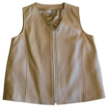 Braided Leather Sleeveless Vest - €59,92 EUR