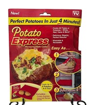 As Seen On TV Potato Express Microwave Potato Cooker 4 Minutes Potato New - $14.01