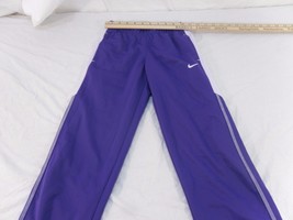 Children Youth Girl&#39;s Nike Therma-Fit Violet Purple Gym Weights Sweatpan... - $12.47