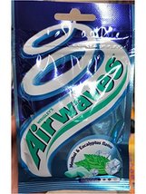 (Pack of 6) Airwaves Menthol and Eucalyptus Flavoured Sugarfree Chewing Gum (28g - £19.74 GBP