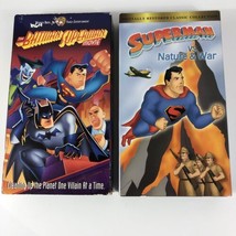 The Batman Superman Movie VHS 1998 and First 8 Superman cartoons 1941-1943 - £9.92 GBP