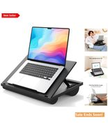 Compact Laptop Stand with Dual Cushions &amp; 8 Adjustable Angles - Travel R... - $43.51