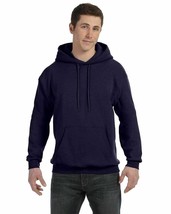 Hanes Mens EcoSmart Pullover Fleece Hoodie Muff Pocket P170 Medium Blue NEW Navy - £18.90 GBP