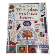 Donna Kooler&#39;s 555 Fabulous Cross-Stitch Patterns Floral Friends Holiday... - $9.89