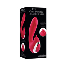 Adam &amp; Eve Eve&#39;s Clit Loving Thumper Rechargeable Flicking Dual Stimulation Vibr - £86.52 GBP