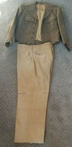 Vintage 1940s WWII Era Army Service Forces Sergeant Wool Jacket Pants  - $49.95